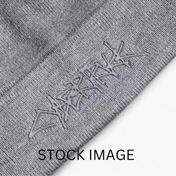 NWT Tesla Cybertruck Cybertrukk Graffiti Beanie Gray Limited hat cap musk trump - Picture 4 of 7